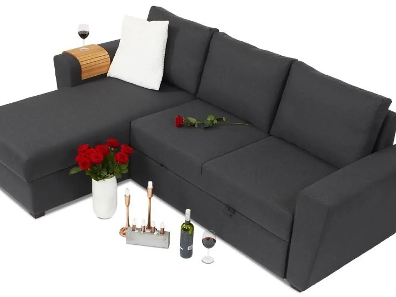 Billede 16 - Sovesofa Studio Deluxe med vendbar chaiselong - Koksgrå Inari 95