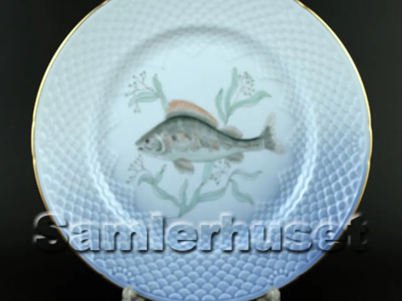 Billede 1 - Måge Fisketallerken Aborre