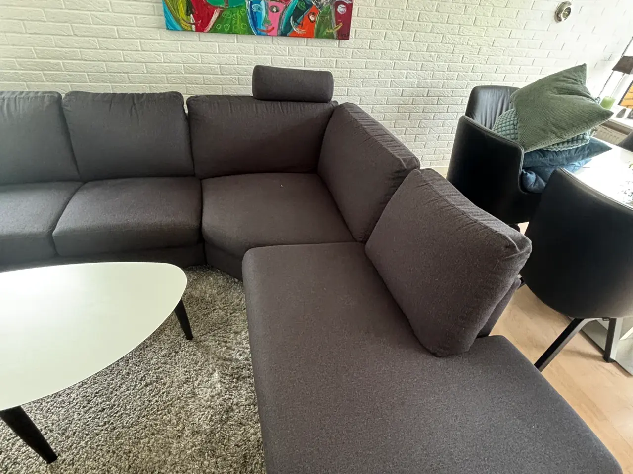 Billede 2 - Hjørnesofa med chaiselong