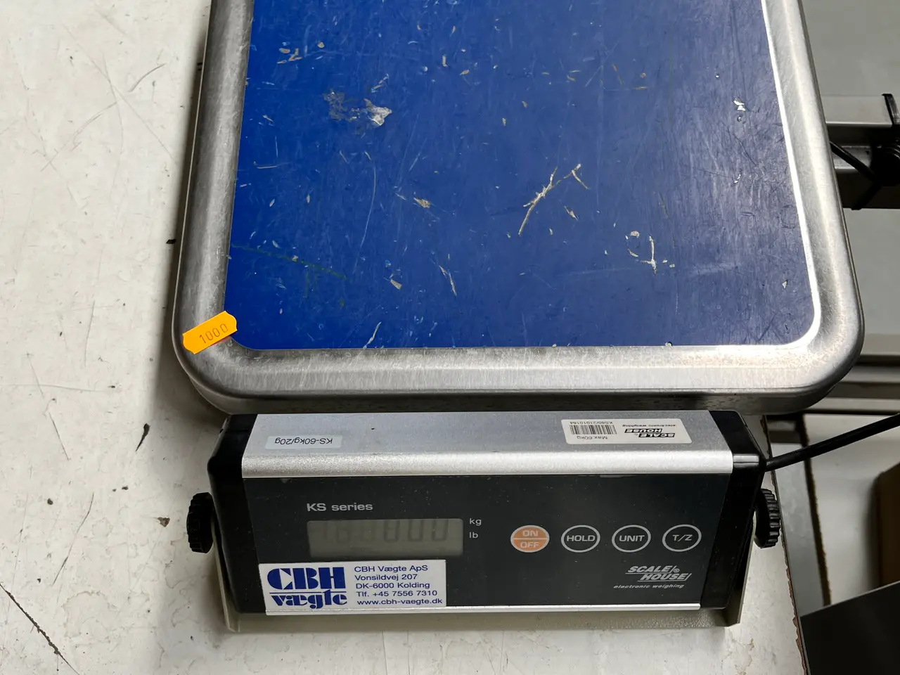 Billede 2 - Elektroniskvægt CBH KS-60KG/20G