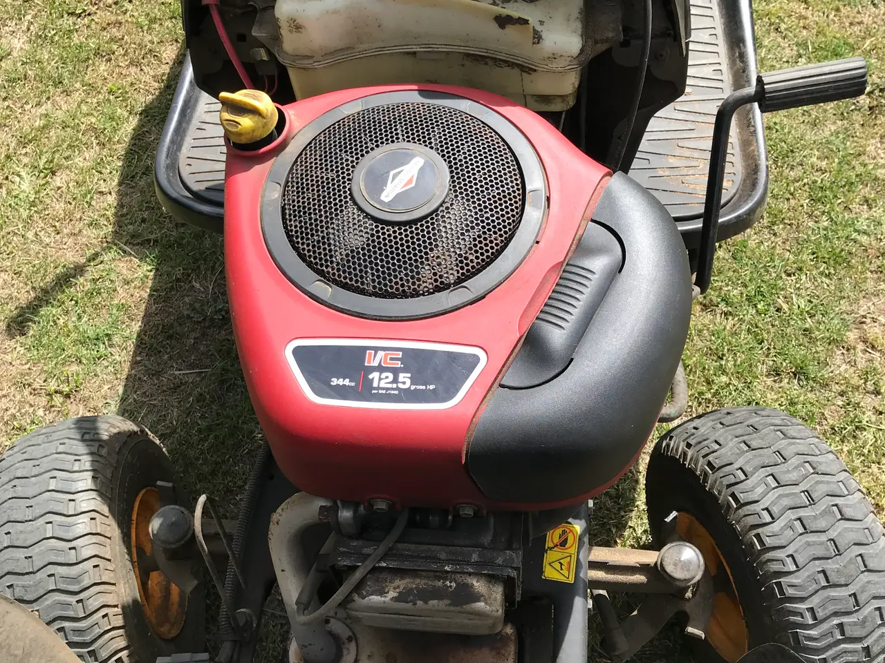 Billede 5 - 12,5 hk havetraktor. Uden klipper