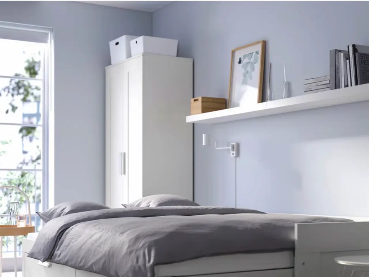 Billede 3 - Ikea BRIMNES Sovesofa 2 skuffer/2 madrasser, hvid,
