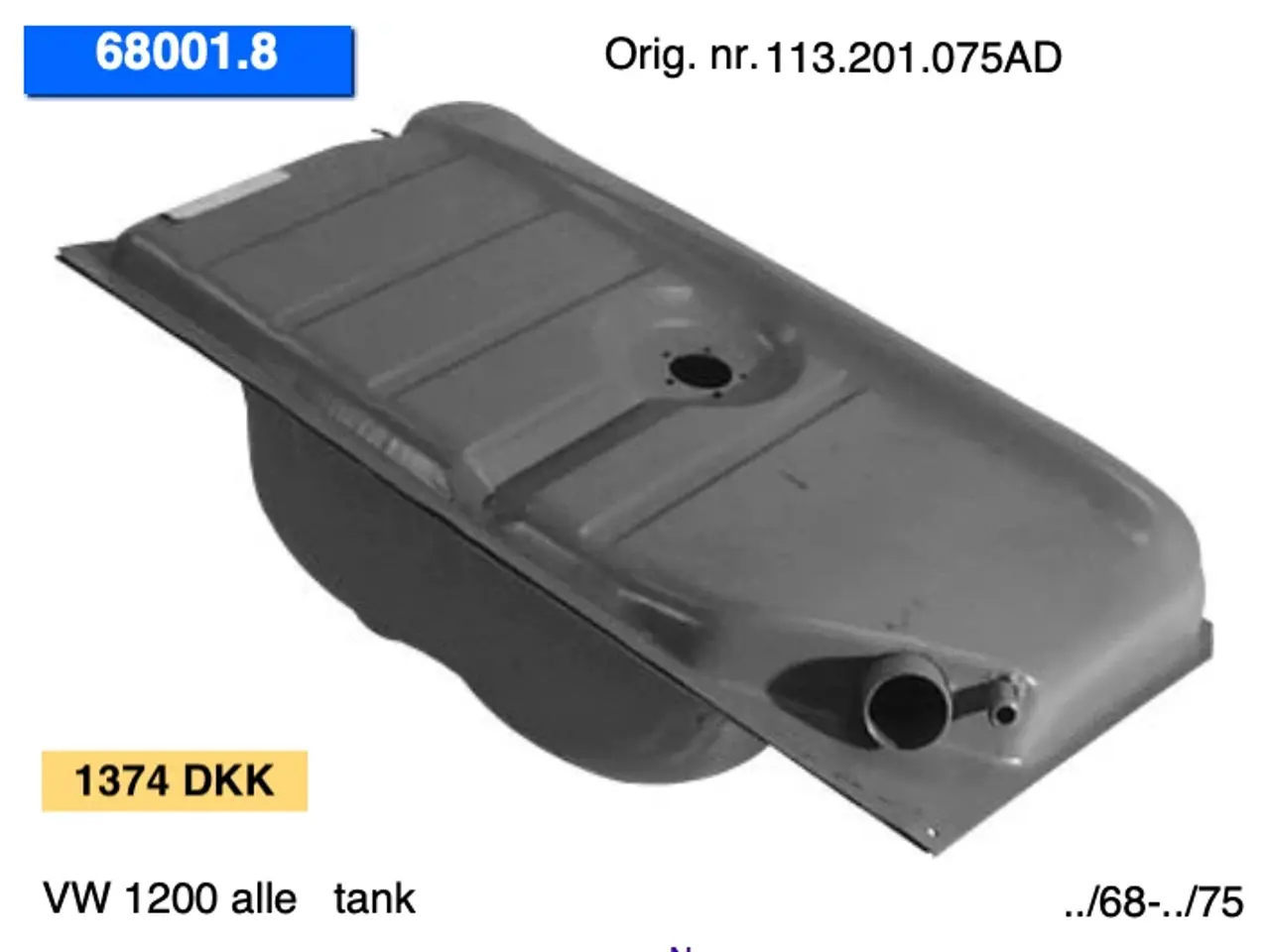 Billede 1 - VW Personvogns tanke