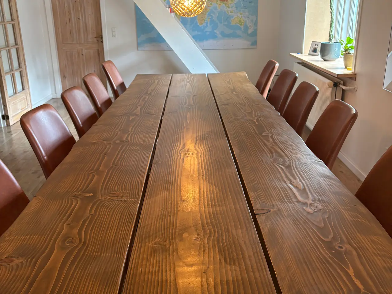 Billede 2 - Håndlavet plankebord 350 cm lang