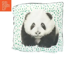 Pude med panda motiv (str. 30 x 30 cm)