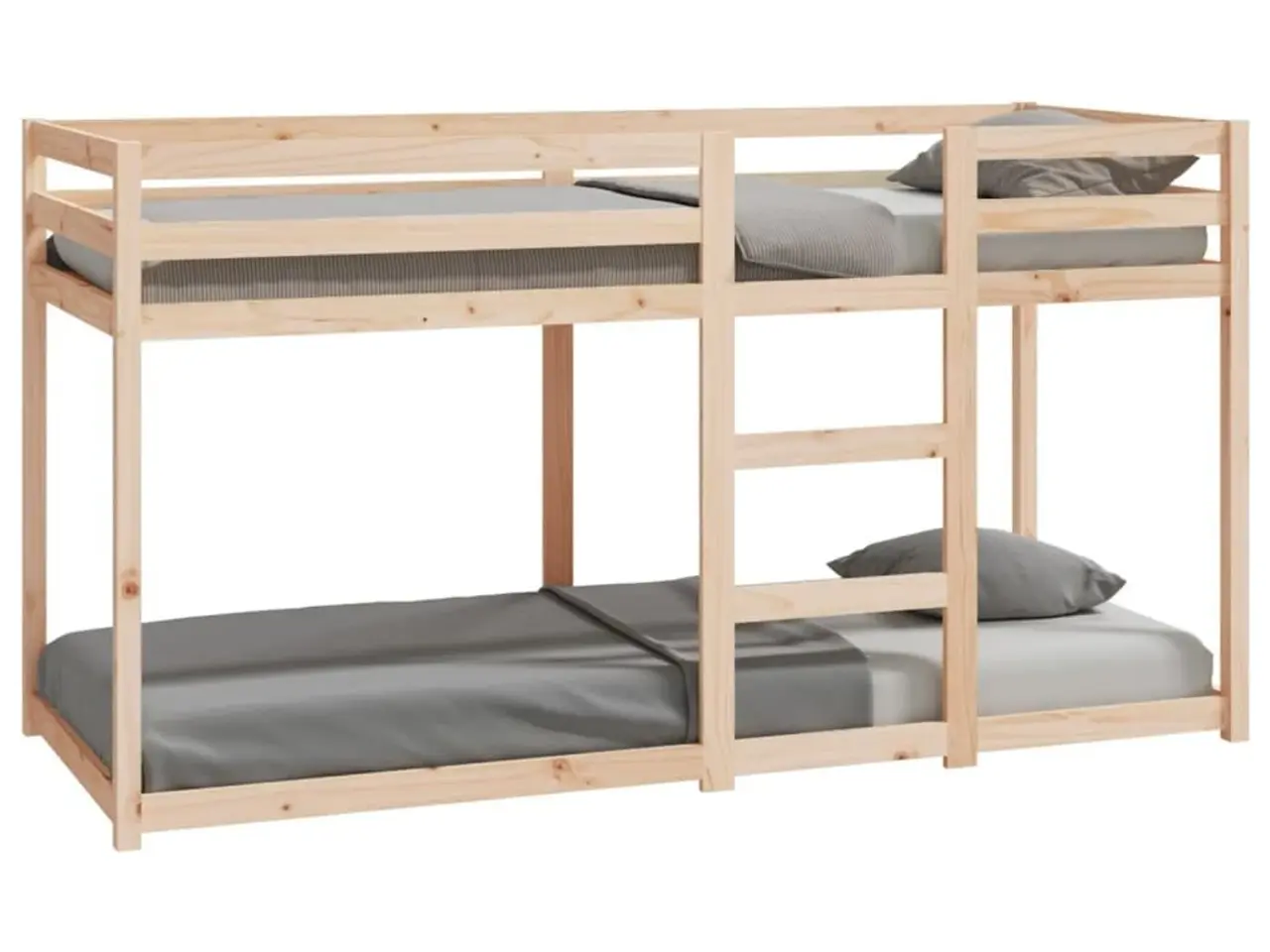 Billede 2 - Køjeseng 80 x 200 cm i massivt fyrretræ