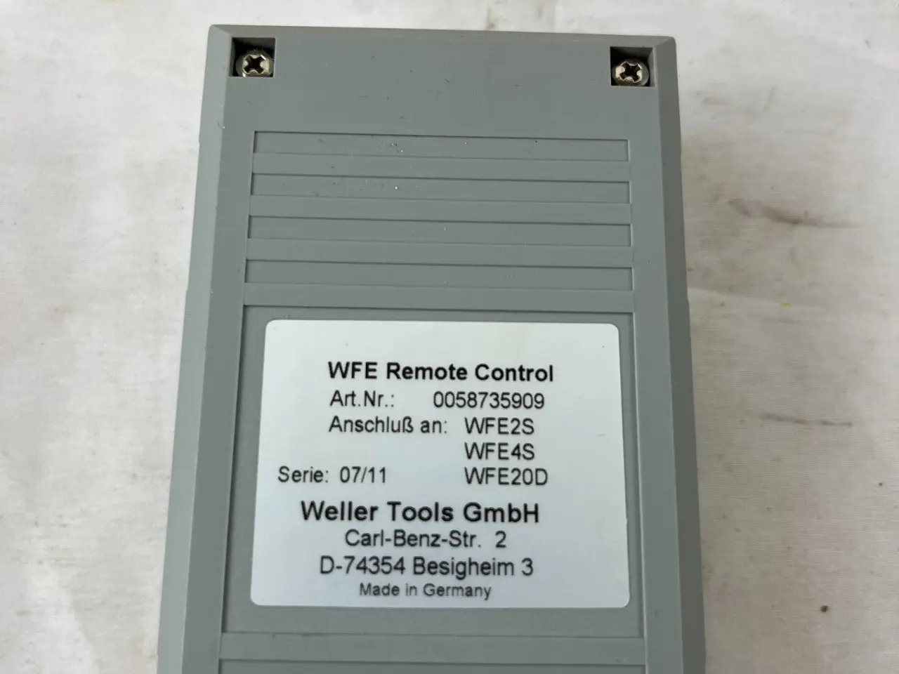 Billede 9 - Weller WFE Remote Control 0058735909 for WFE 2S 4S