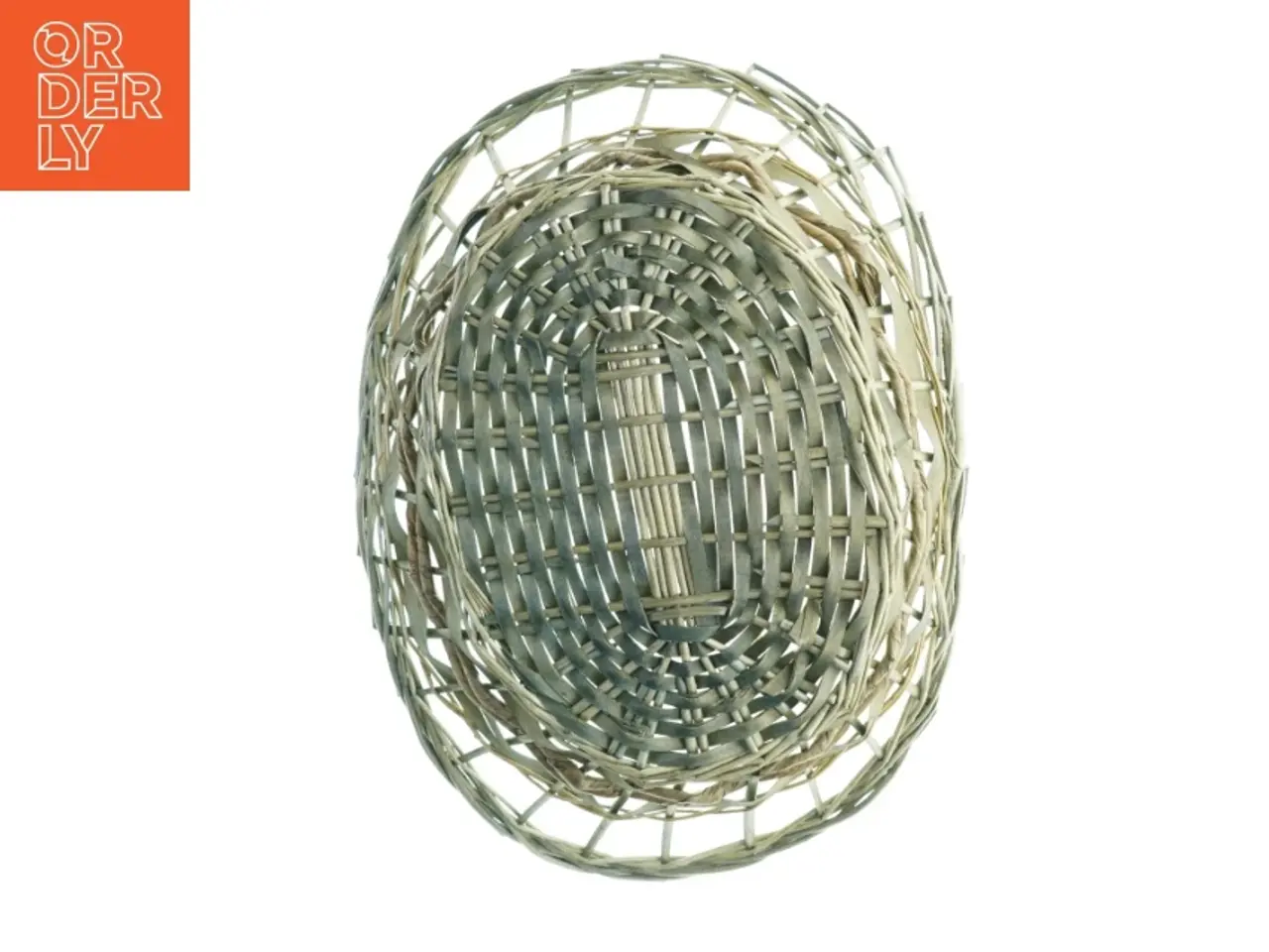 Billede 3 - Stor Flettet kurv (str. 52 x 37 cm)