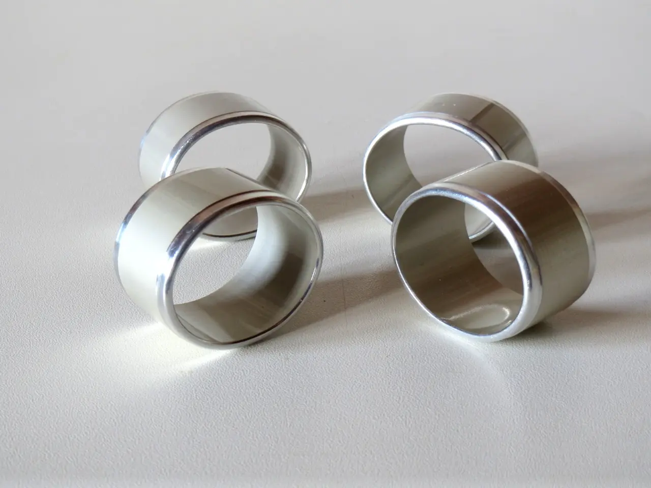 Billede 3 - Servietringe i aluminium