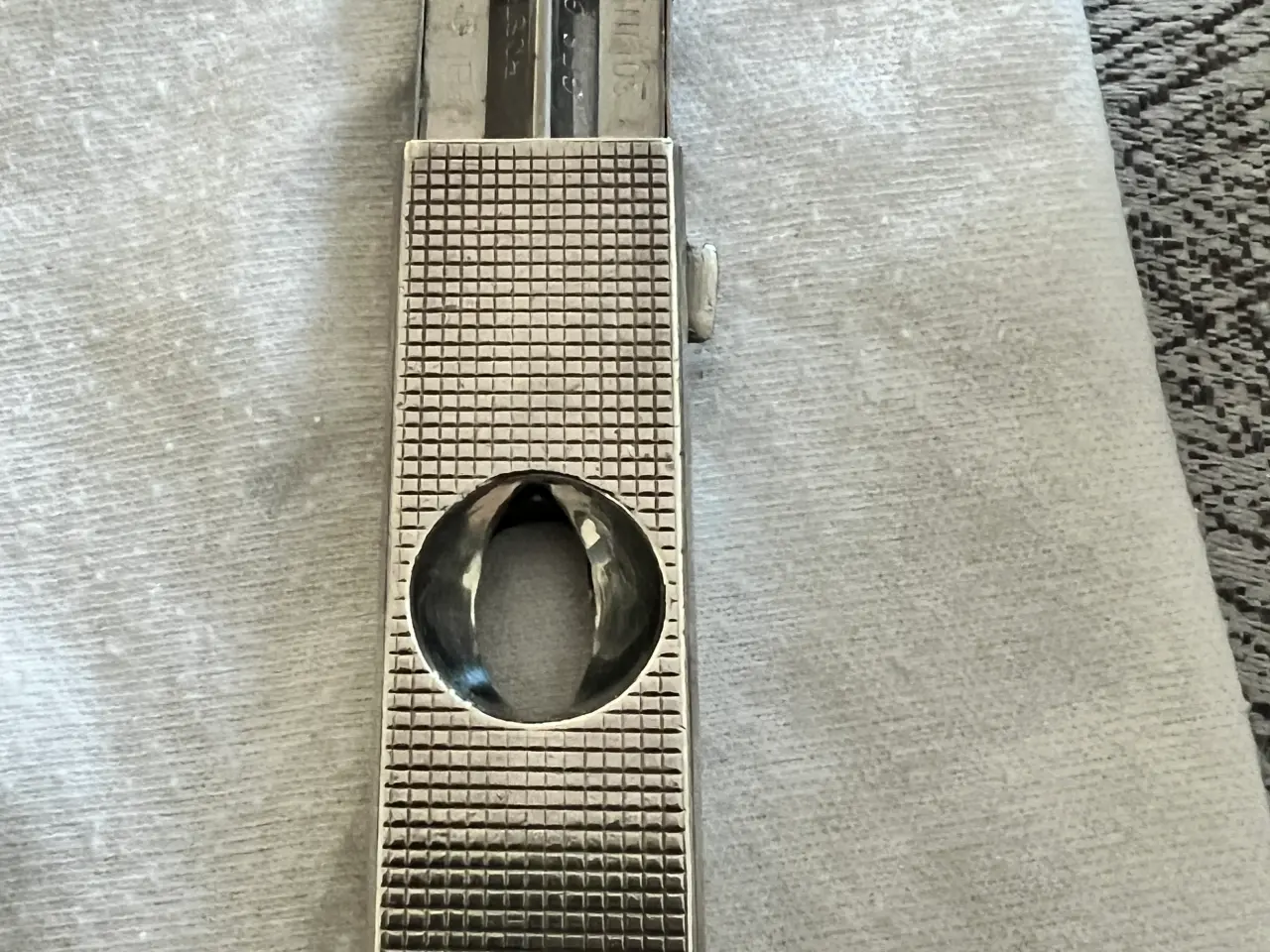 Billede 2 -  Sølv Cigarklipper stemp 925s, mestermærke MJ     