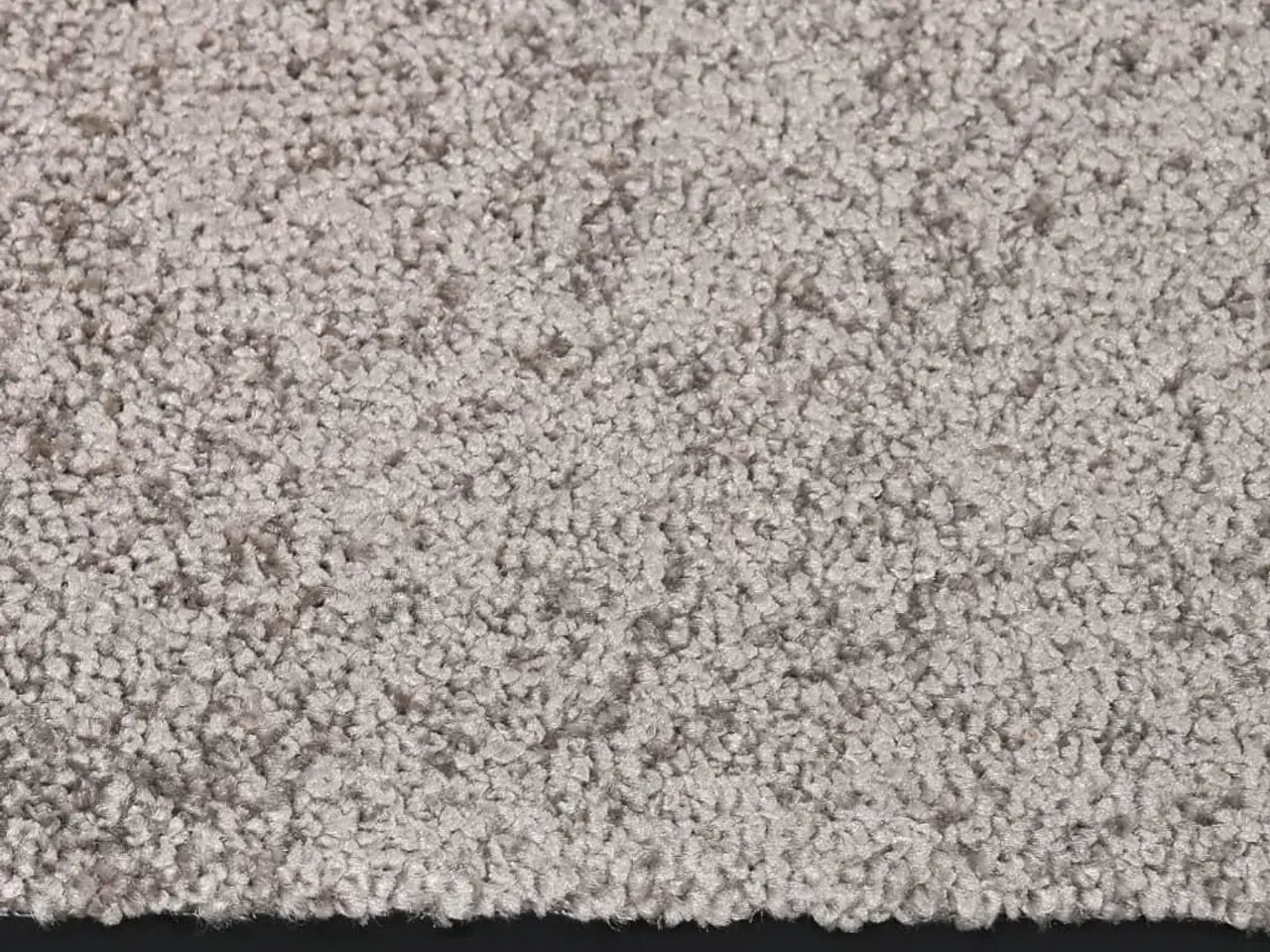 Billede 5 - Dørmåtte 80 × 120 cm - grå velour med skridsikker vinylbund