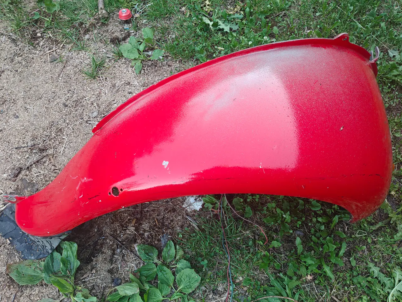 Billede 2 - Forskærm til 2cv. glasfiber, højre side.