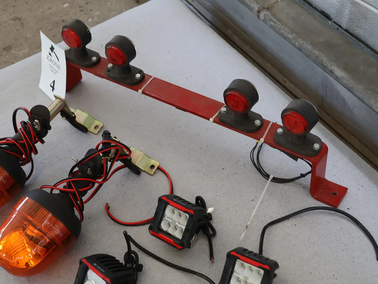 Billede 8 - Rotorblink m/holdere og div Led arbejdslamper