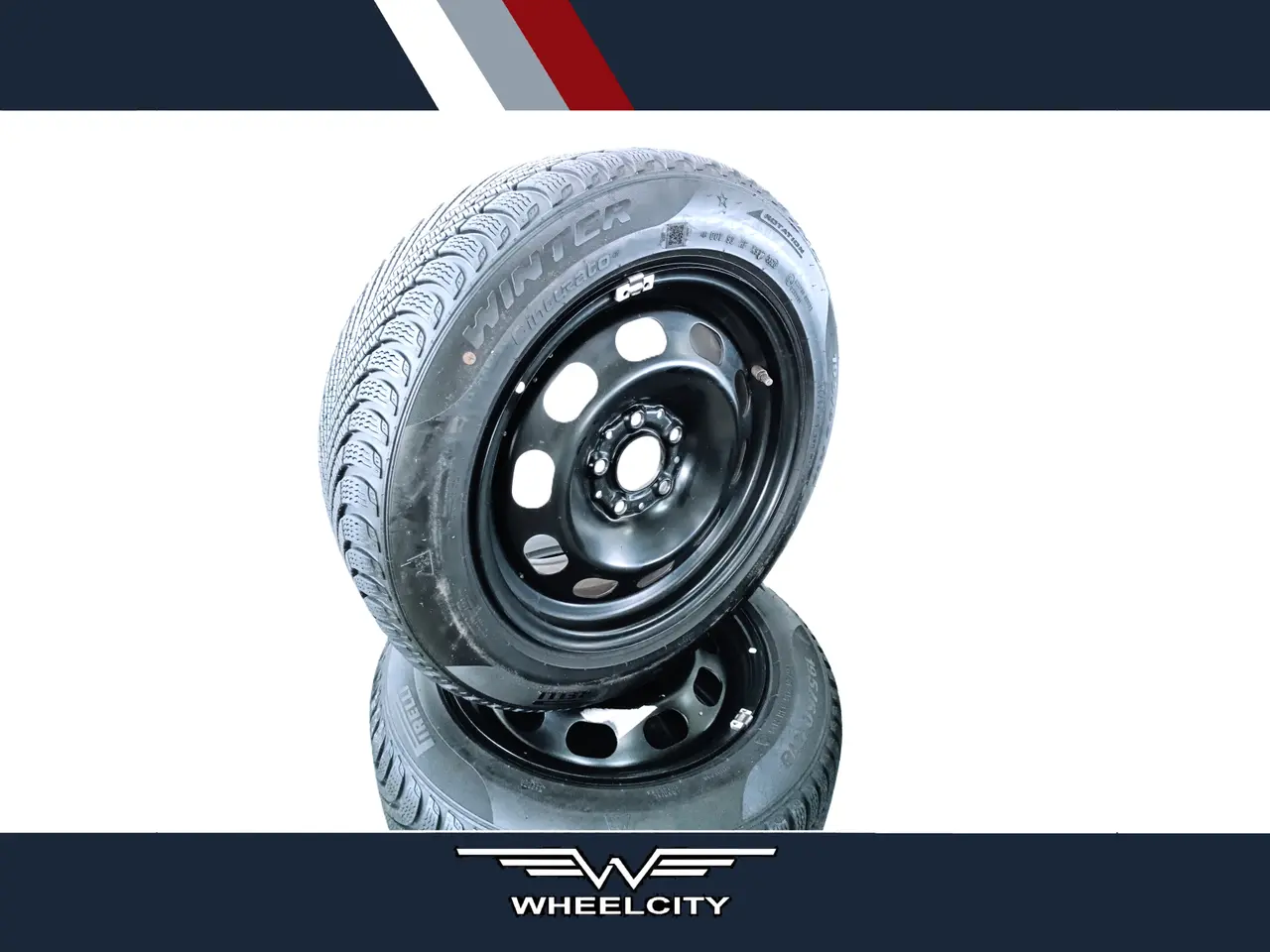 Billede 1 - 5x112 16" ET47 nav 66,6ø BMW/MINI vintersæt TPMS