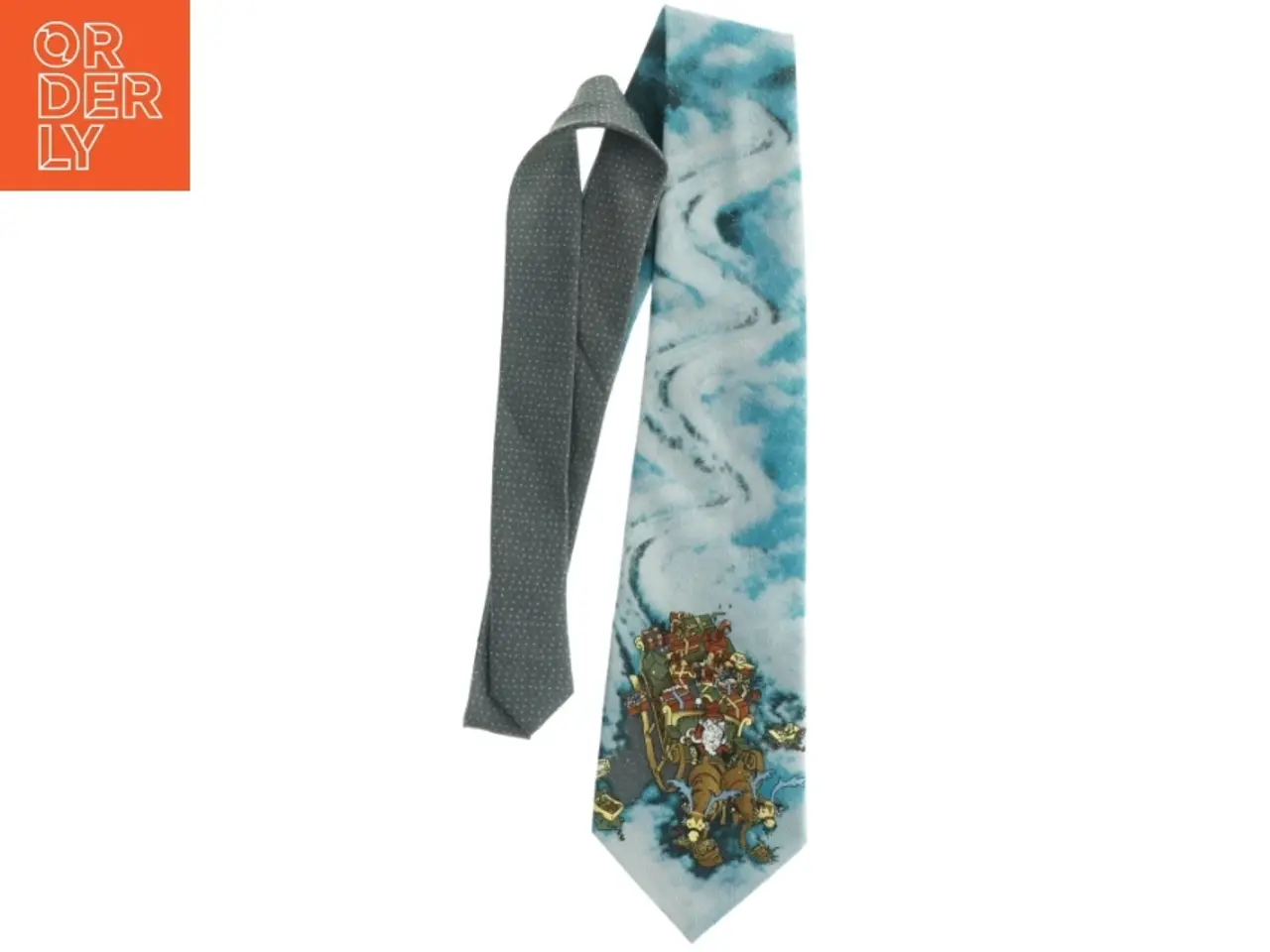 Billede 1 - Silkeslips fra E. Graziano (str. 145 cm)