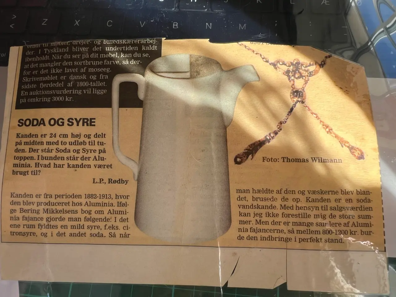 Billede 10 - Alumina Soda/Syre Kande. (22,5 Cm. Høj)