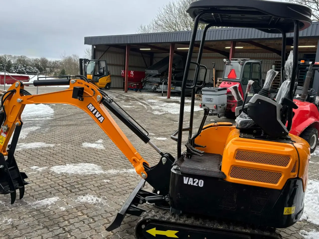 Billede 5 - - - - Miva fabriksny 1800kg minigraver