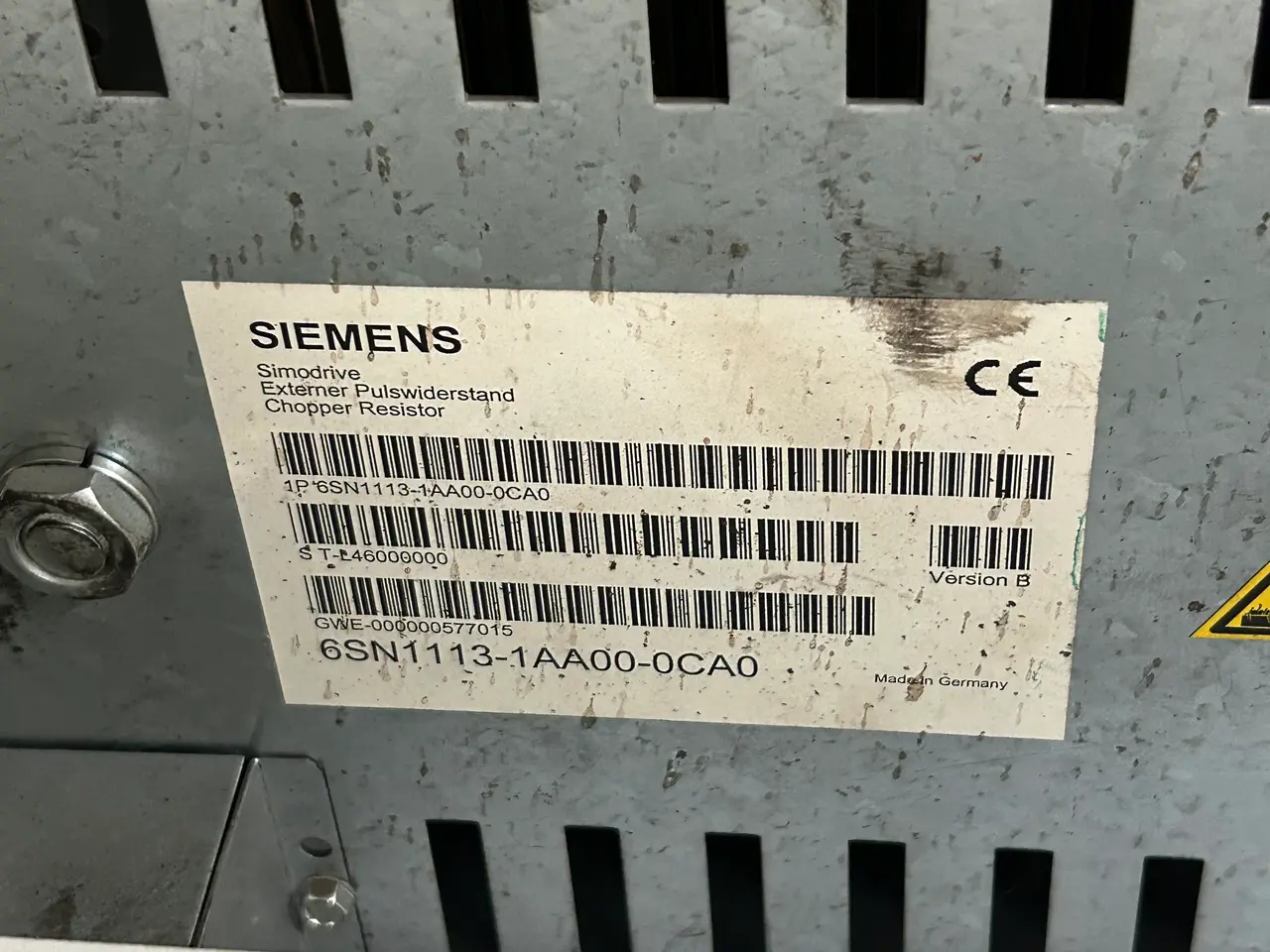 Billede 2 - SIMODRIVE-bremsemodstand og styringsdele SIEMENS