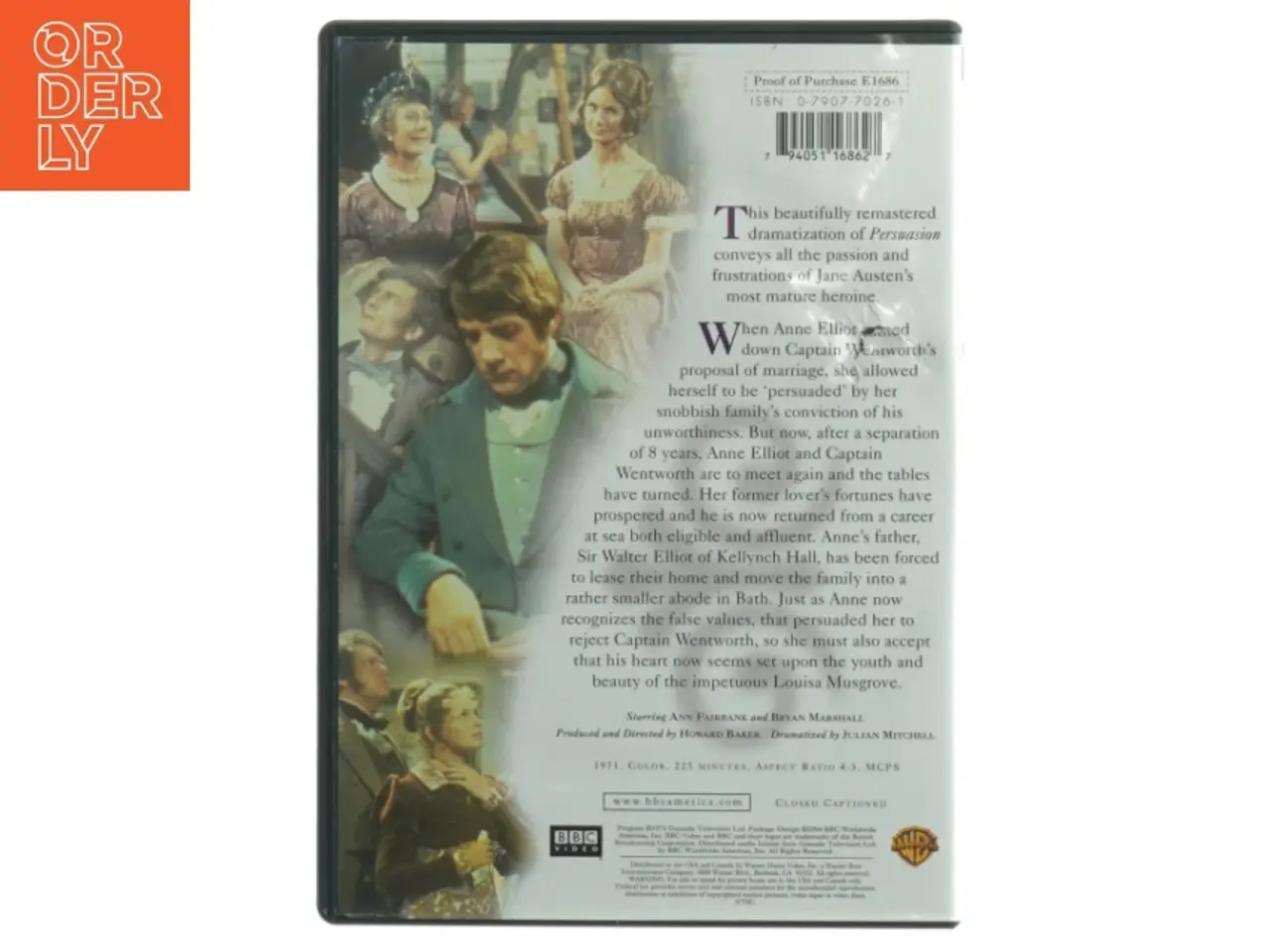Billede 3 - DVD 'Persuasion' Jane Austen BBC