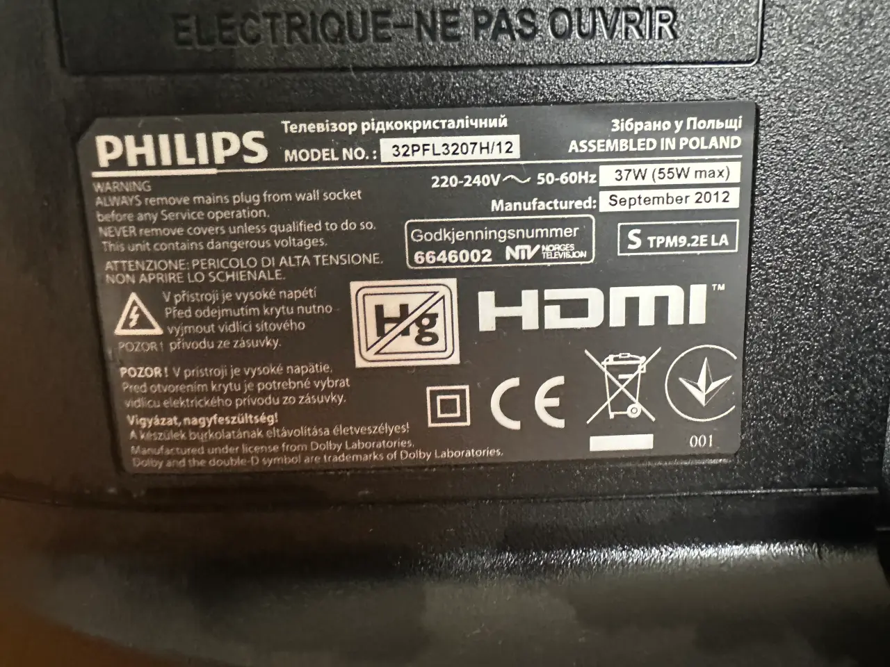 Billede 2 - 32¨  Philips LED TV