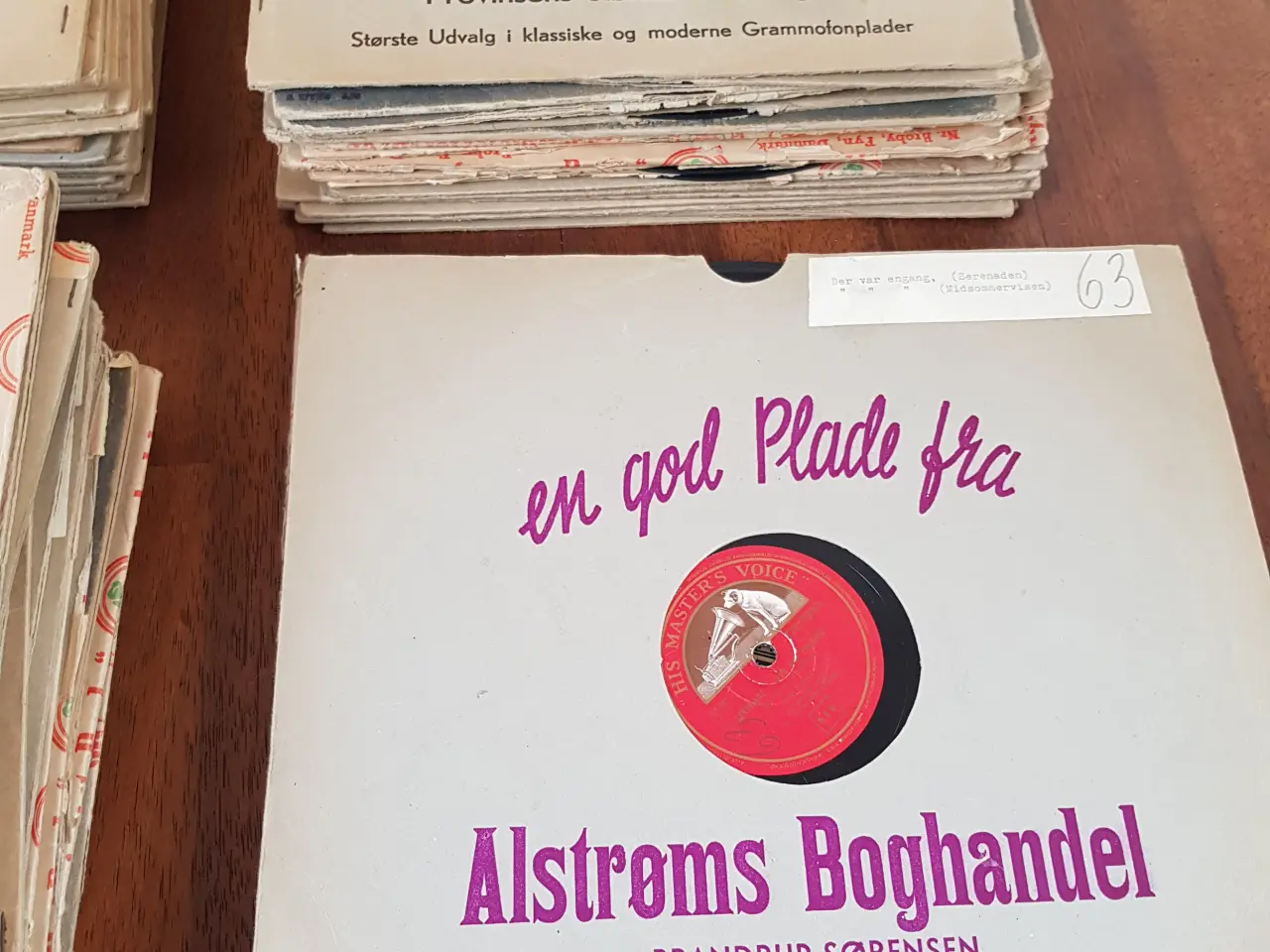 Billede 3 - Gamle lakplader , 78’er 70 stk, mest dansk.