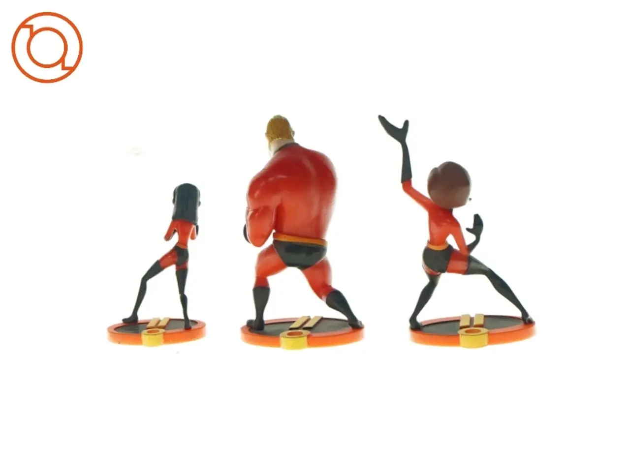 Billede 2 - "De utrolige"-figurer 4 stk. (str. 5 x 4 og 9 x 6 og 12 x 7 og 9 x 5cm)