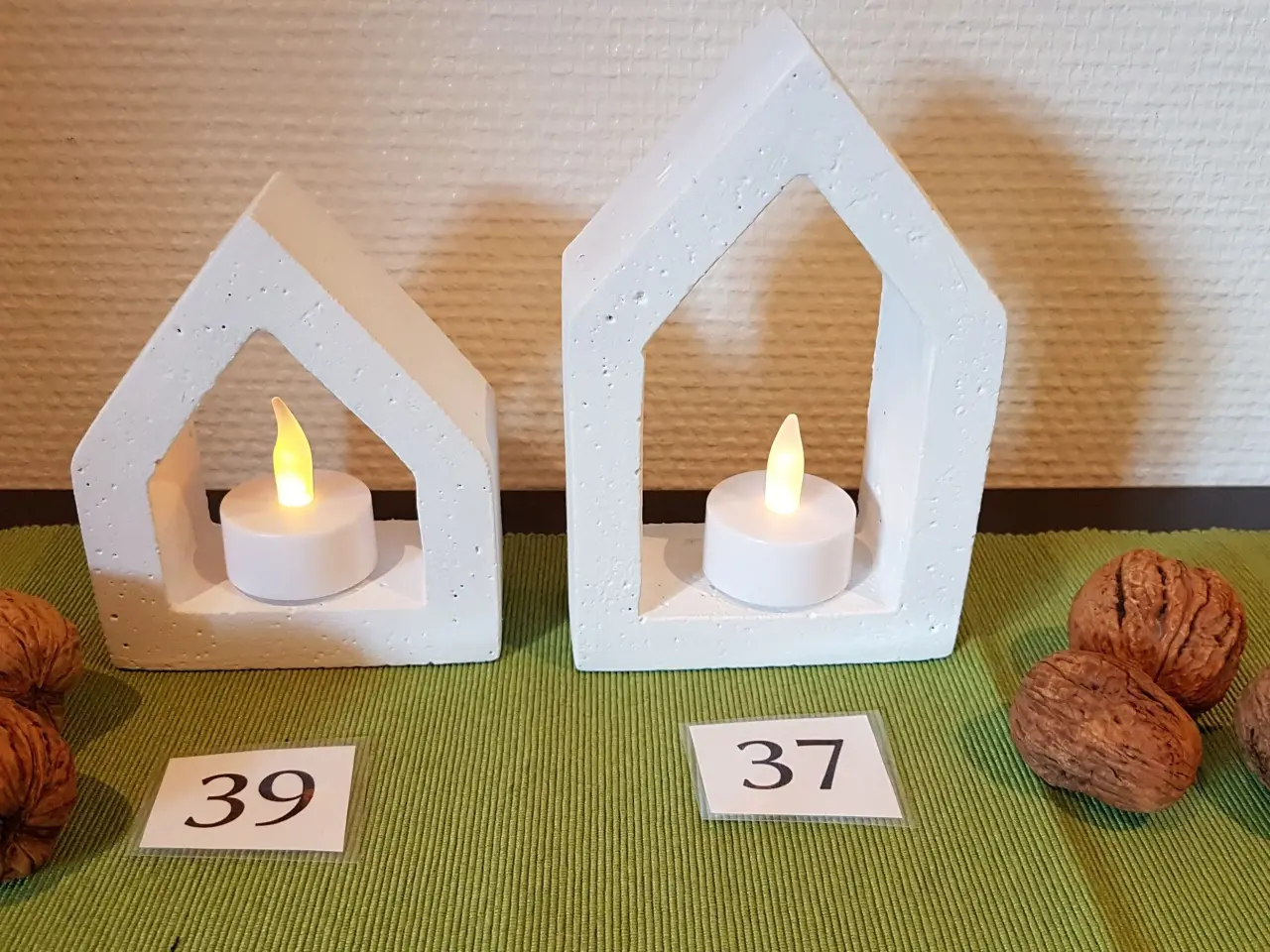 Billede 3 - Hjemmelavede beton huse