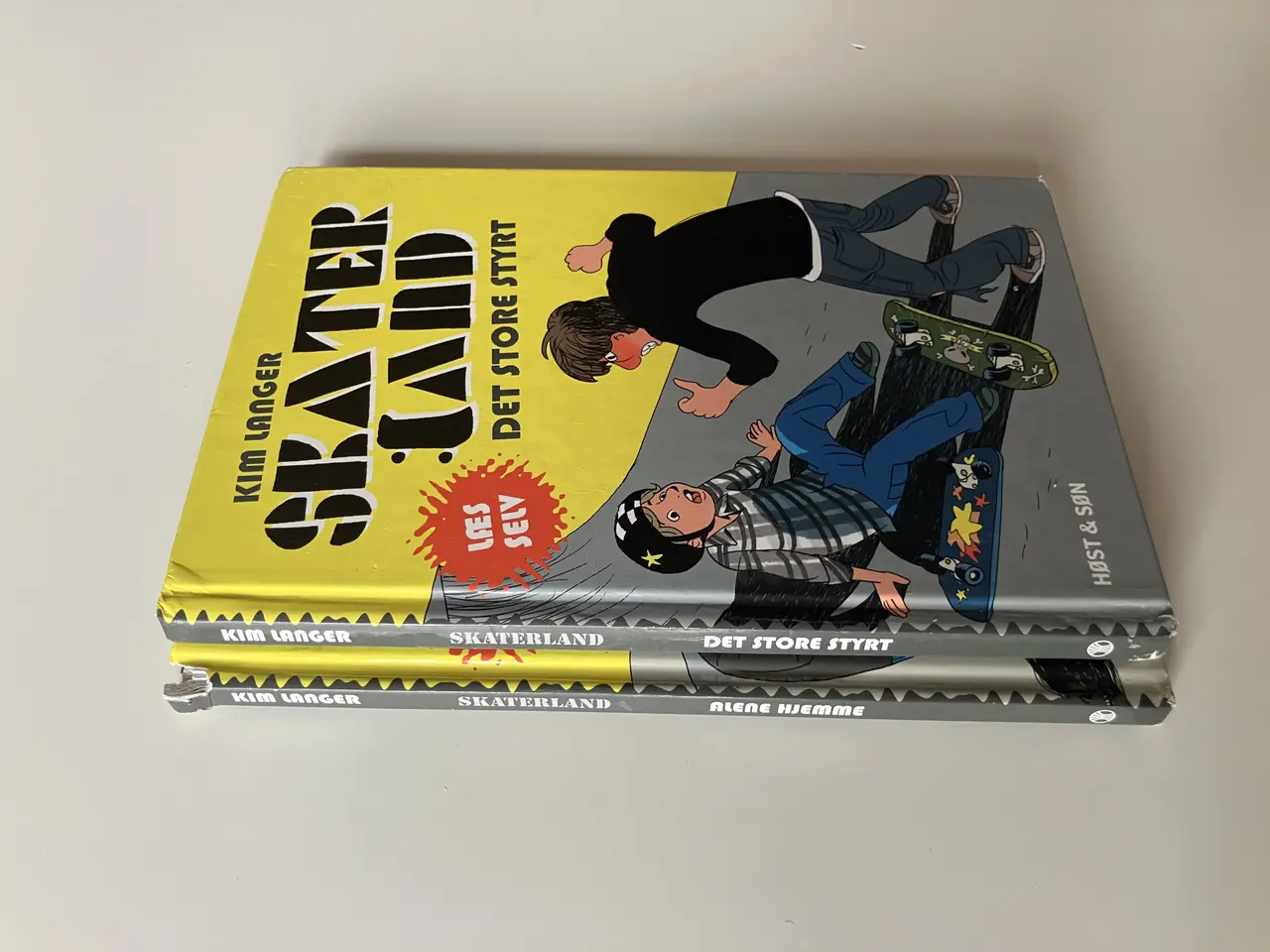 Billede 3 - Skaterland del 1+2 Af  Kim Langer (2 bøger)