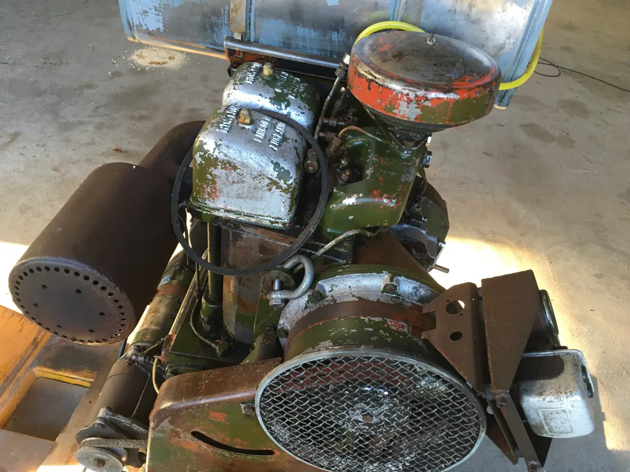 Billede 7 - Stationær Ruston Hornsby motor