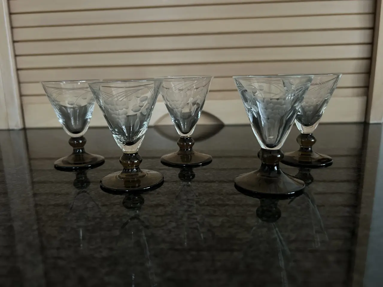 Billede 1 - Holmegaard snapseglas.