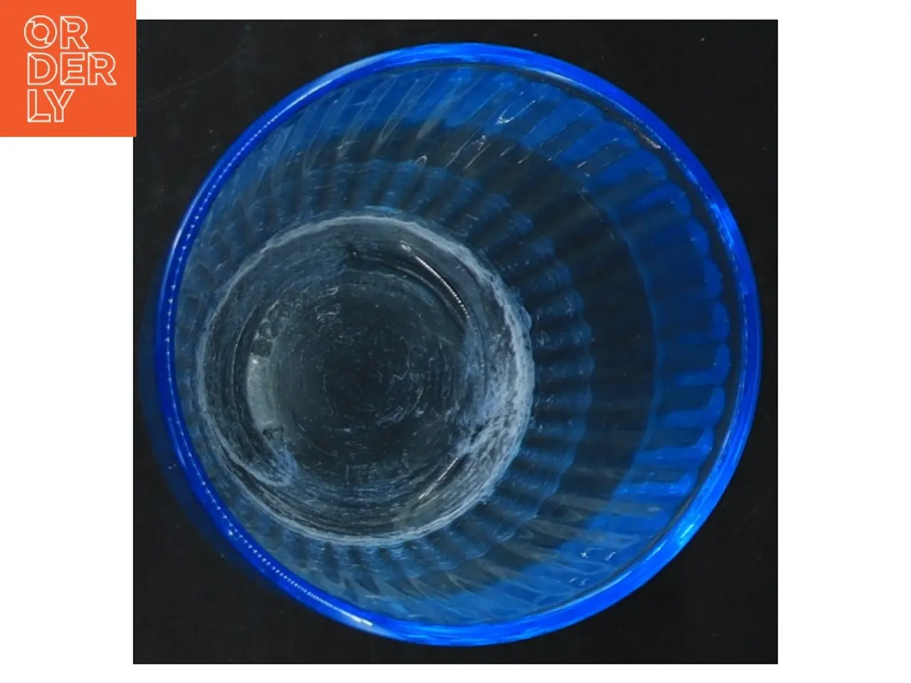 Billede 3 - Blåt drikkeglas (str. 9 cm)