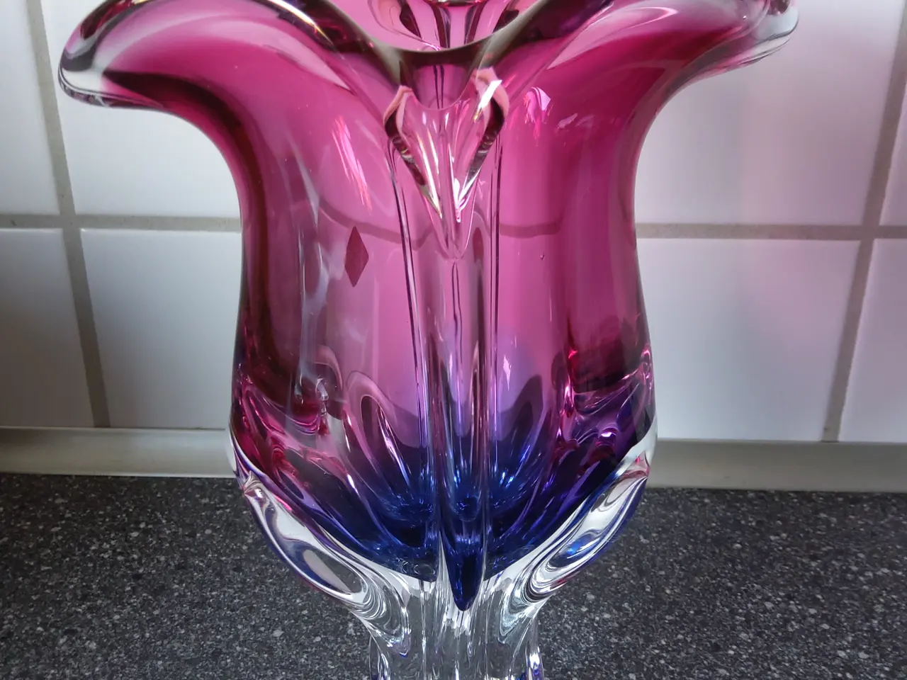 Billede 6 - Hospodka glaskunst vase.