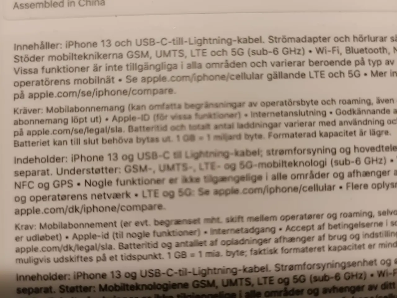 Billede 5 - Apple iPhone 13 med 128 GB i blå. Der følger blåt 