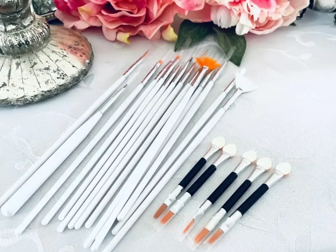 Billede 1 - Manicure pensler / makeup pensler sæt