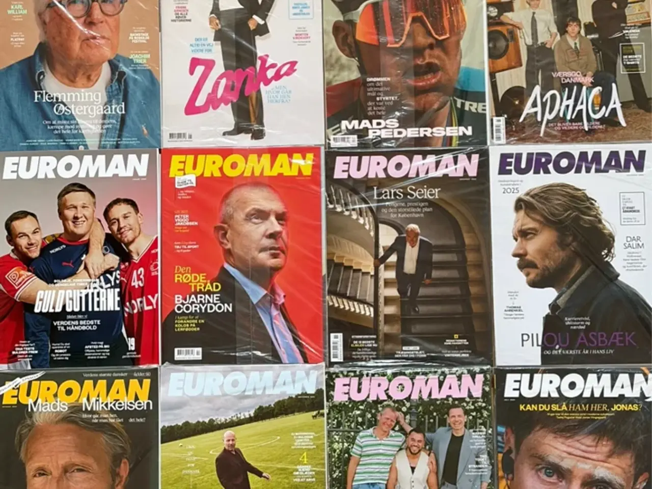 Billede 1 - Flot samling af Euroman Magasner 16 stk.
