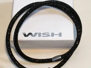 Wish, armbånd, sølv/læder