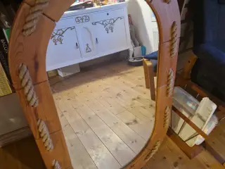 Spejl med reb