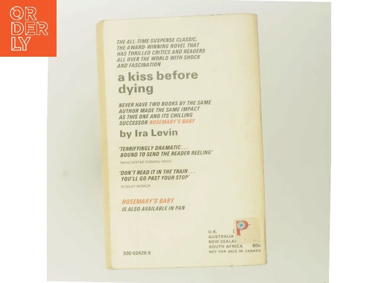 Billede 3 - A Kiss Before Dying af Ira Levin (Bog)
