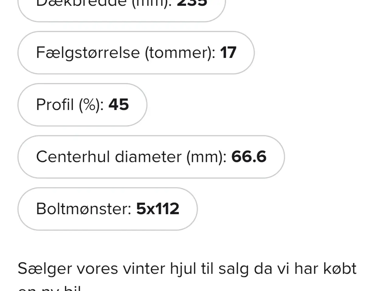 Billede 2 - Vw vinter fælge