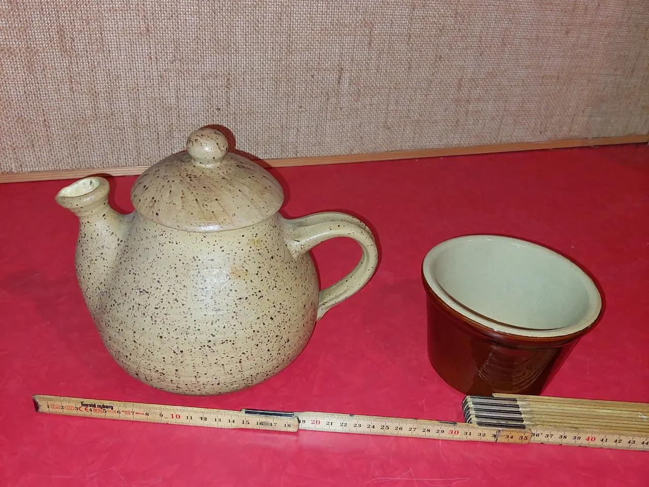 Billede 1 - tekande og 9 stk. Moira cooking pot
