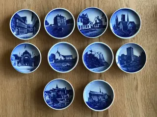 Miniplatter fra Royal Copenhagen, 8 cm