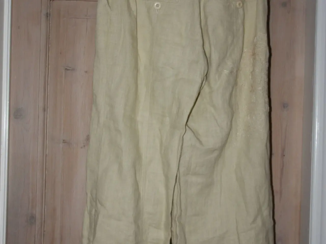 Billede 4 - STAFF bukser str. S i Hør Talje 82 cm, længde 88