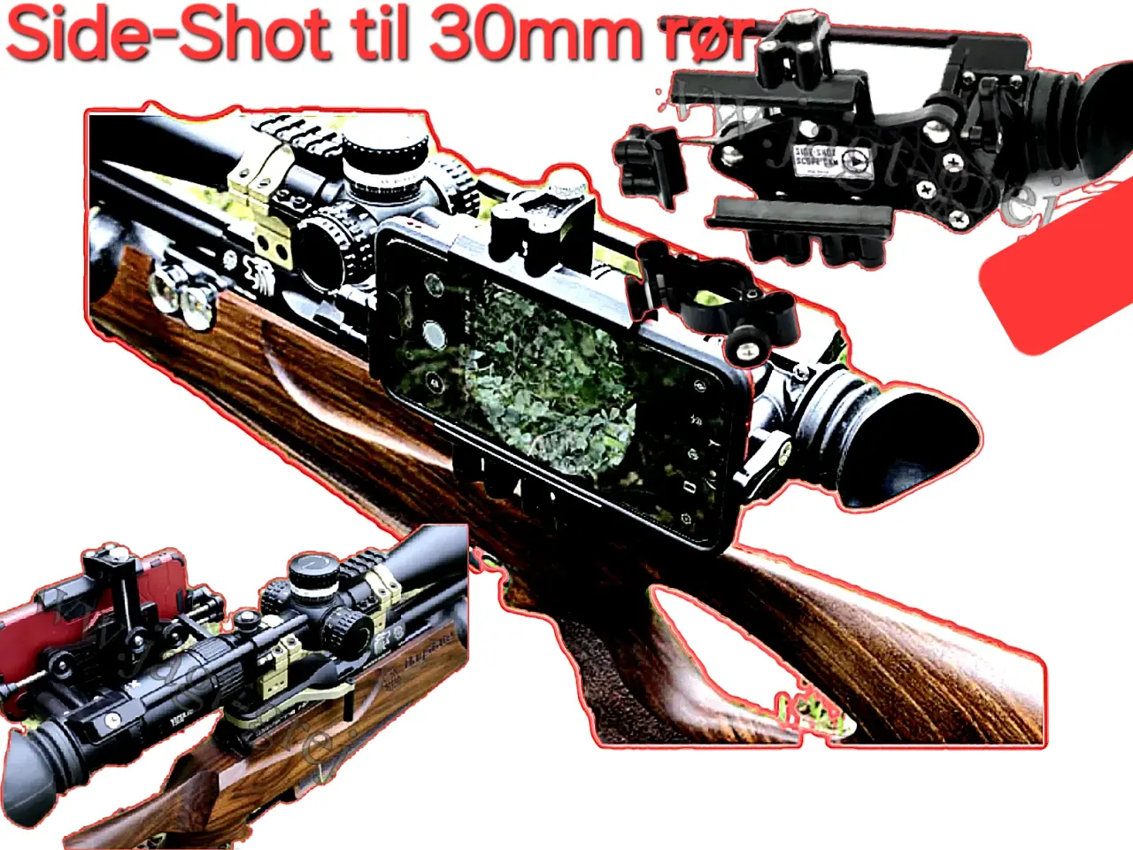Billede 2 - Side-Shot mount mobilholder, til 30mm rør