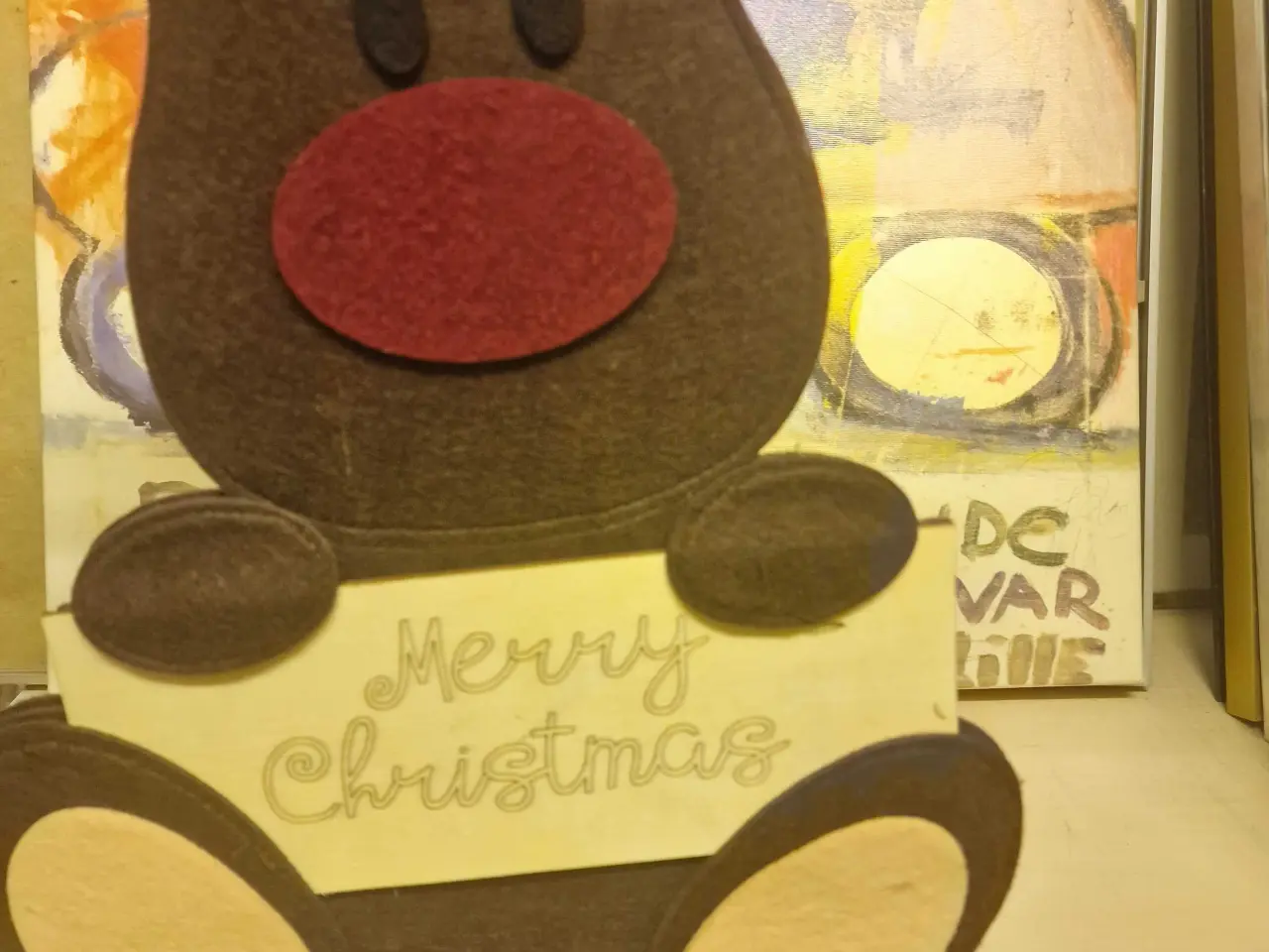 Billede 2 - Julefigur Merry Chrismas