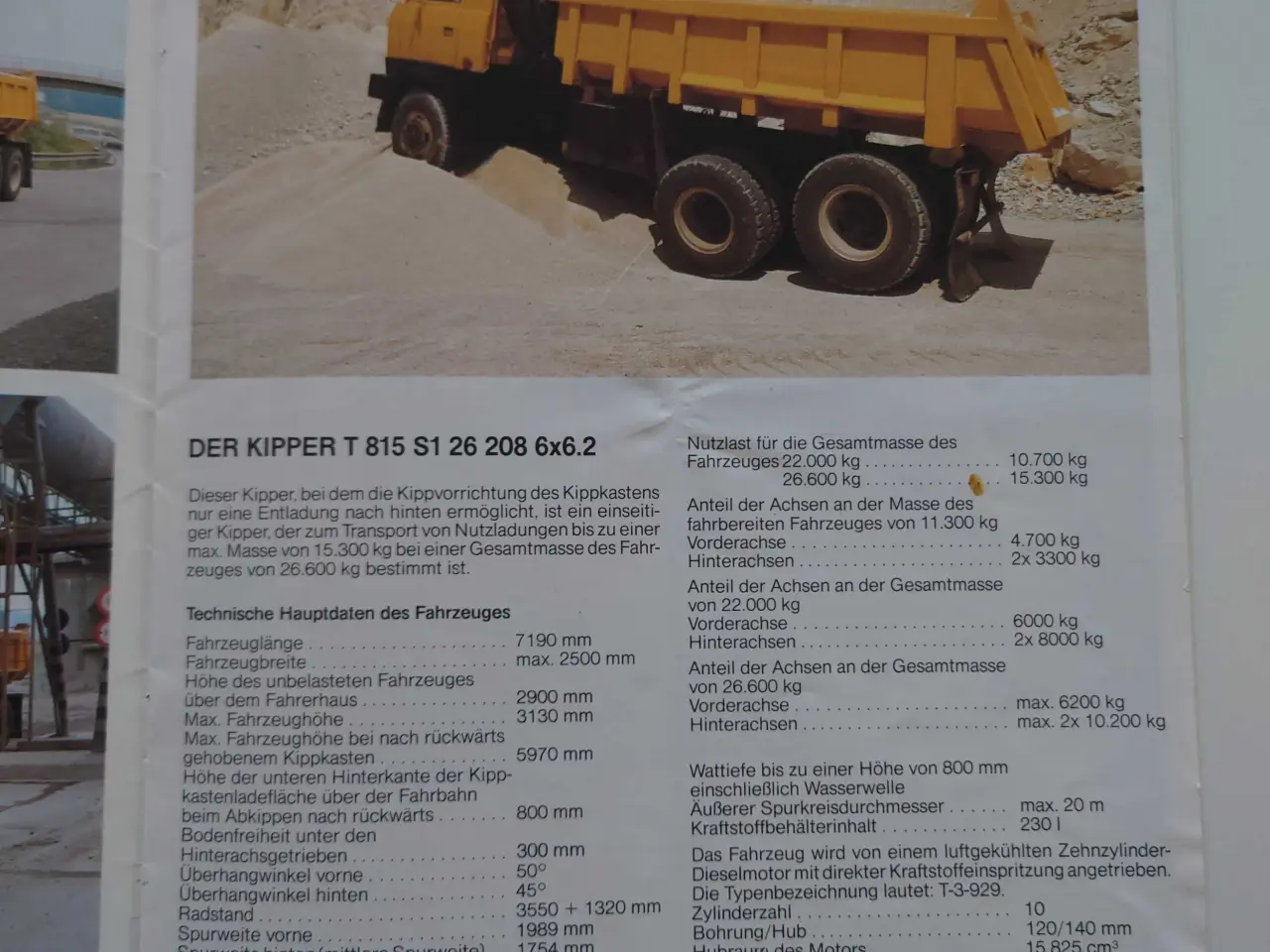 Billede 2 - Tatra 815 brochurer