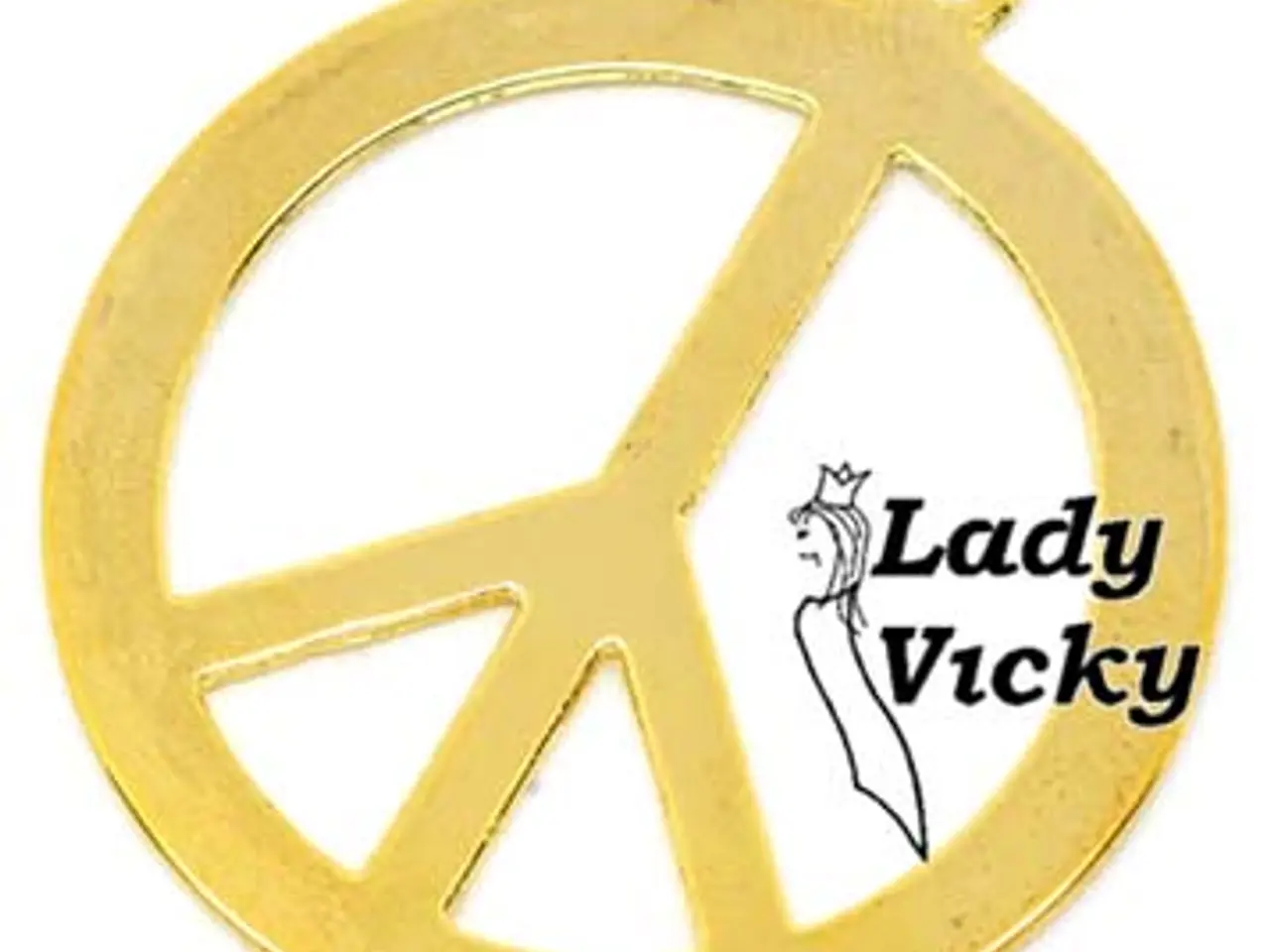 Billede 6 - Peace . Fred . Charms i guld- eller sølv-farve