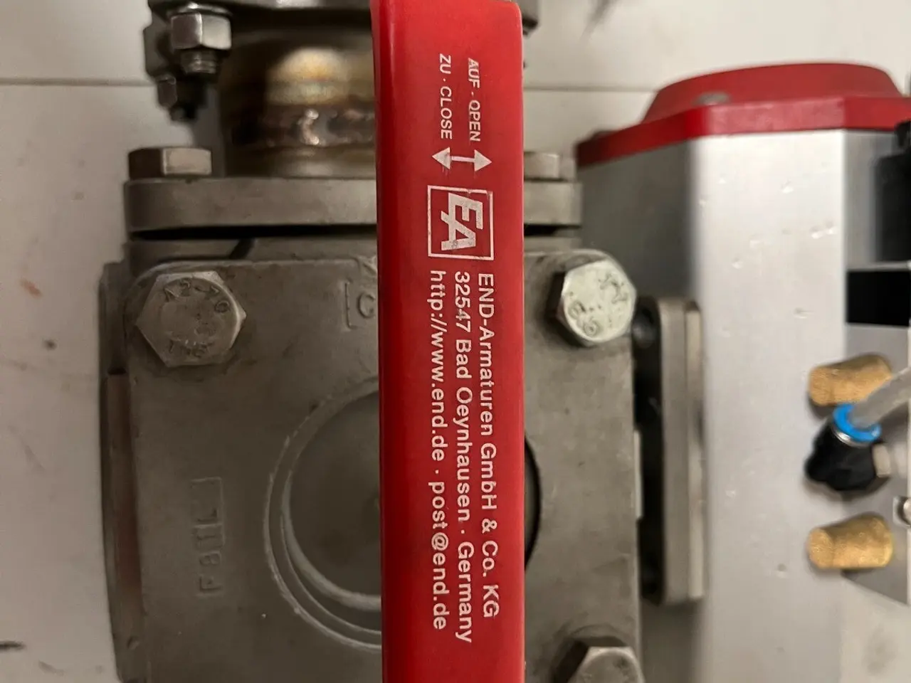 Billede 4 - END-Armaturen ZD311567 DN50 Ball ventil Pneumatic