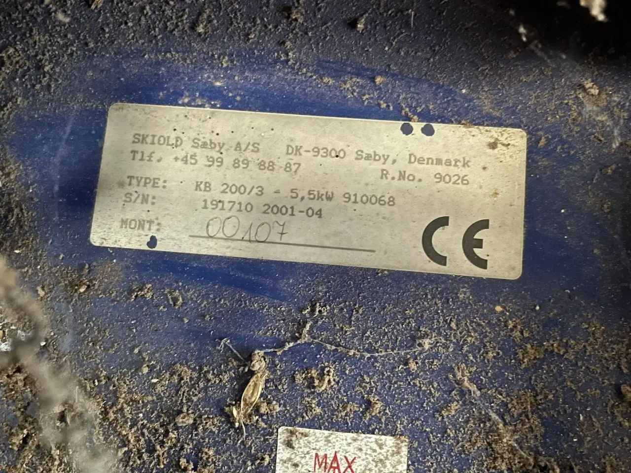 Billede 5 - Skiold type KB200/3  5,5 kW 910068