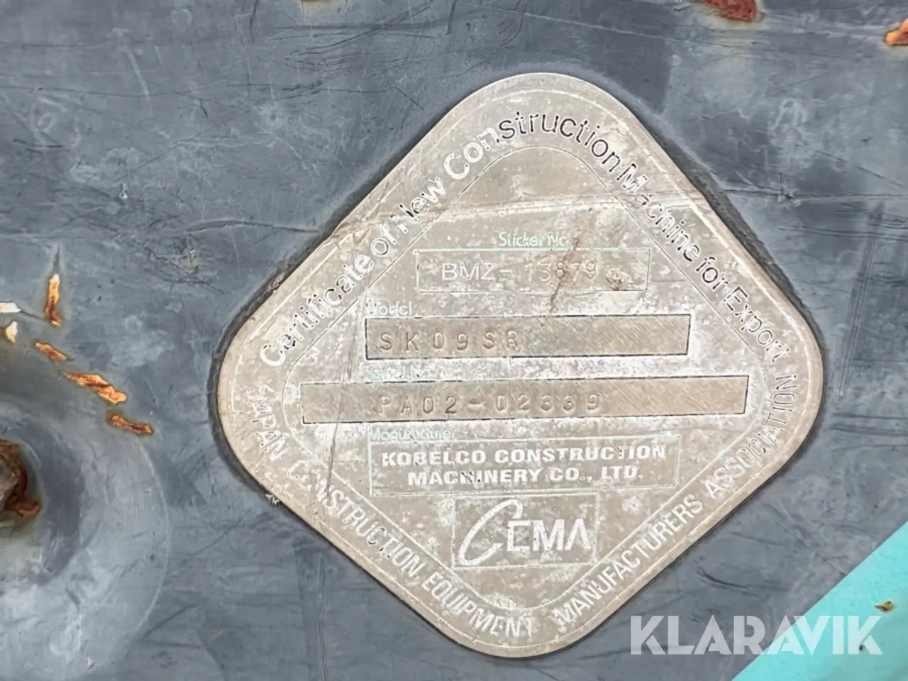 Billede 7 - Gravemaskine Kobelco Sk-09-Sr