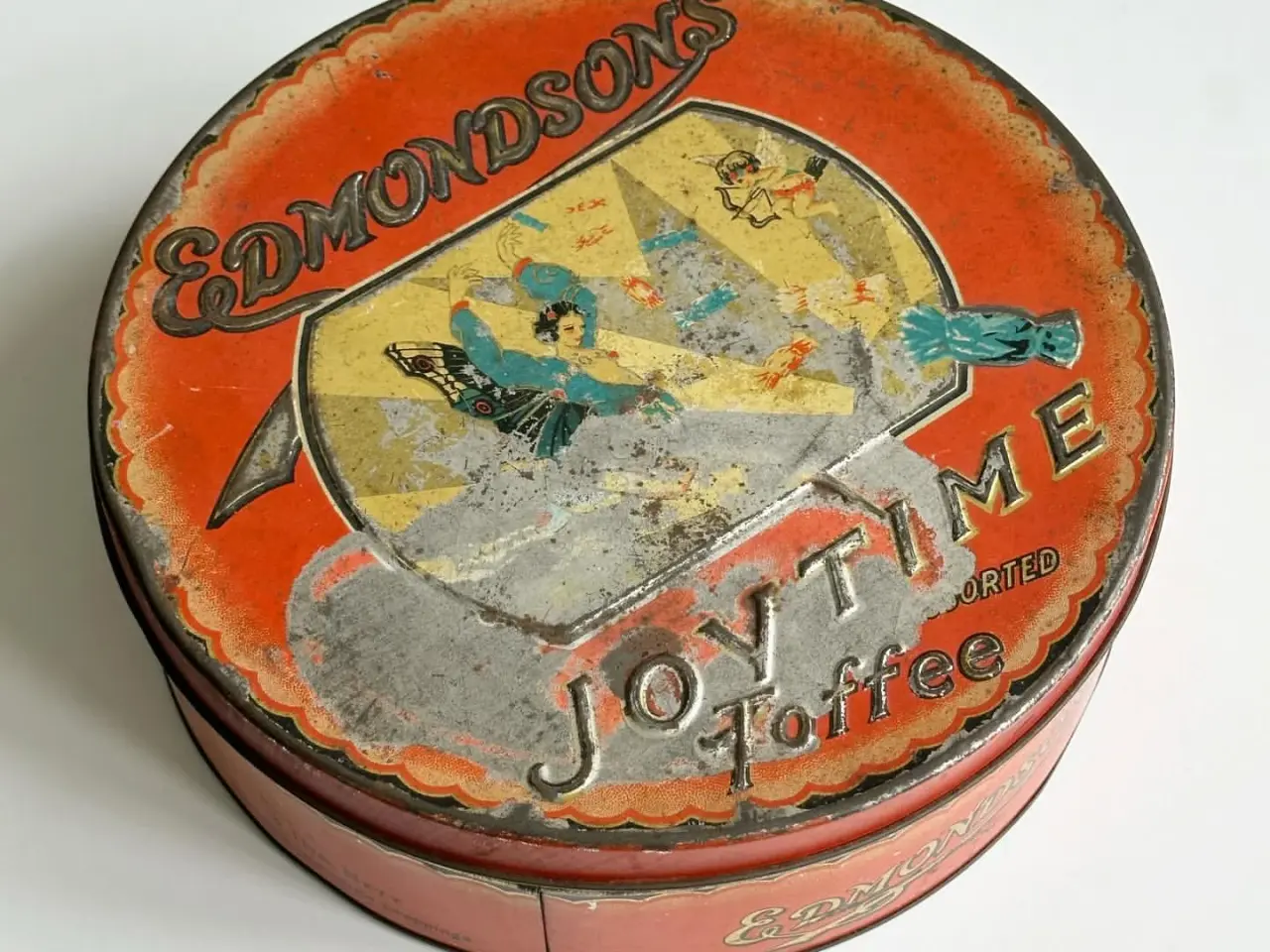 Billede 1 - Edmondson's Joytime toffee, gammel dåse